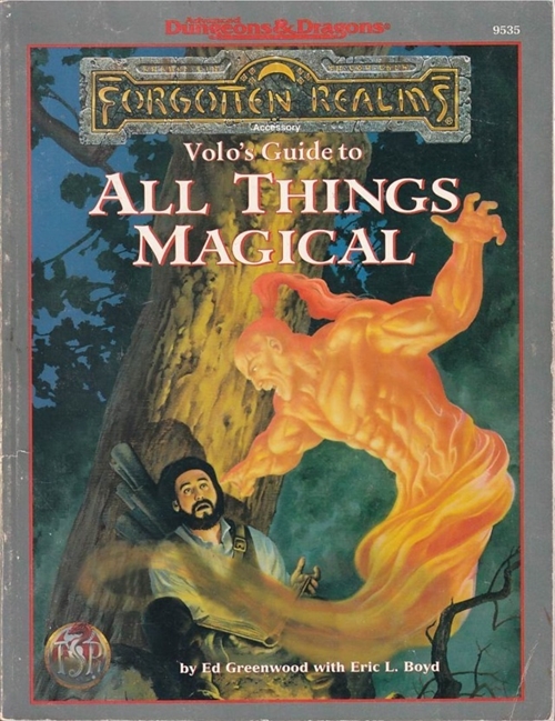  AD&D 2nd Edition - Forgotten Realms - Volos Guide to All Things Magical (B-Grade) (Genbrug)